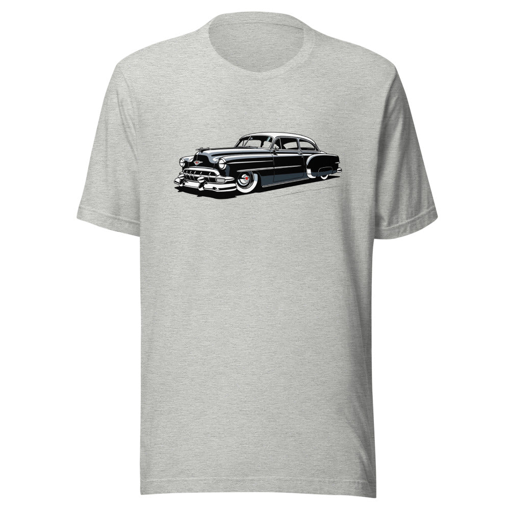 1953 Chevy Bel Air Unisex t-shirt for American Classic Car Lovers Vintage Auto Tee