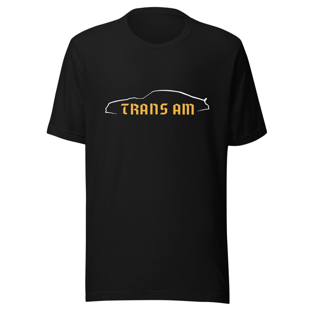 1977 Trans AM Firebird Outline Muscle Car Owner Unisex t-shirt