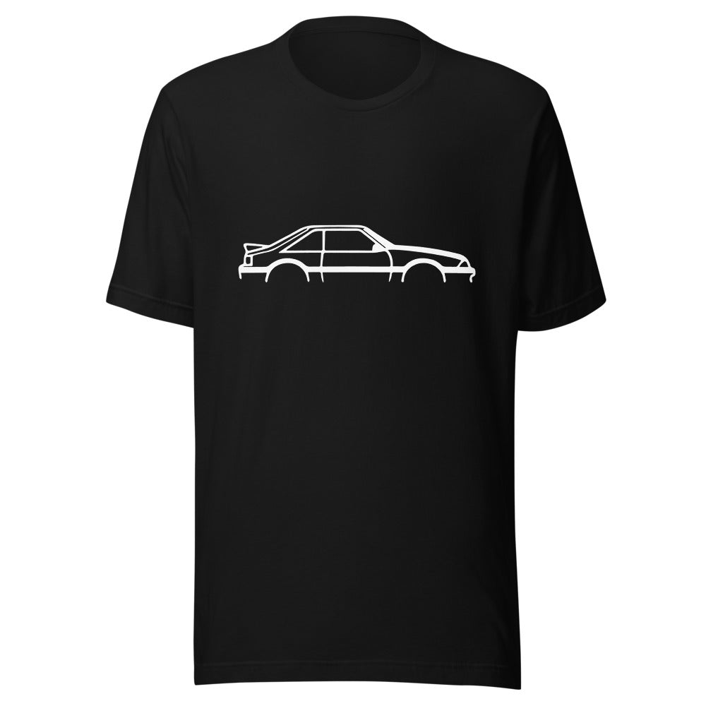 1993 Cobra Stang Fox Body Outline 3rd Generation Car Unisex t-shirt