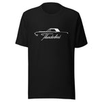 1966 Thunderbird T-Shirt in black, front view