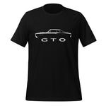 1966 GTO T-Shirt in black, front view