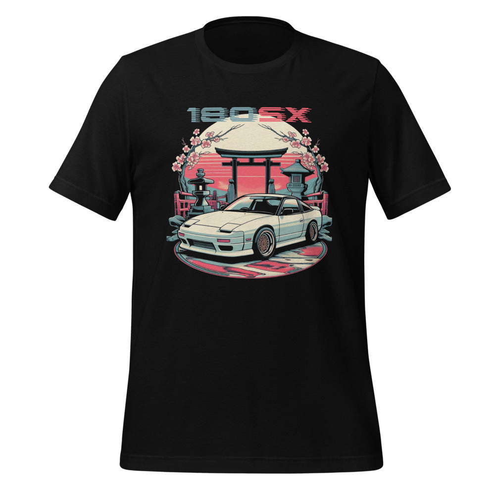 Japanese Aesthetic 180SX t-shirt for JDM enthusiasts Japan Car Culture Automotive Tee