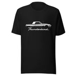 1964 Thunderbird T-Shirt in black, front view