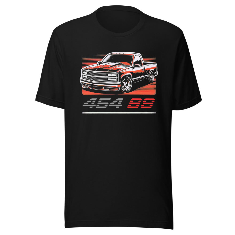 1990 Chevy 1500 454 SS t-shirt for Pickup Truck Owners Classic Truckin Automotive Tee