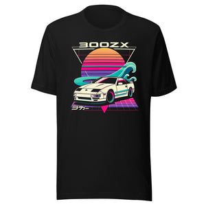 90s Vaporwave Retrowave 300zx Unisex t-shirt for JDM Japanese Tuner Car Lovers Tee
