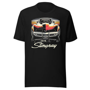 1978 C3 Corvette Stingray t-shirt for Chevy Fans Drivers American Classic Car Tees