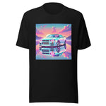 Surreal Sunset R34 GT-R Skyline t-shirt for JDM Fans Japanese Car Culture Tees