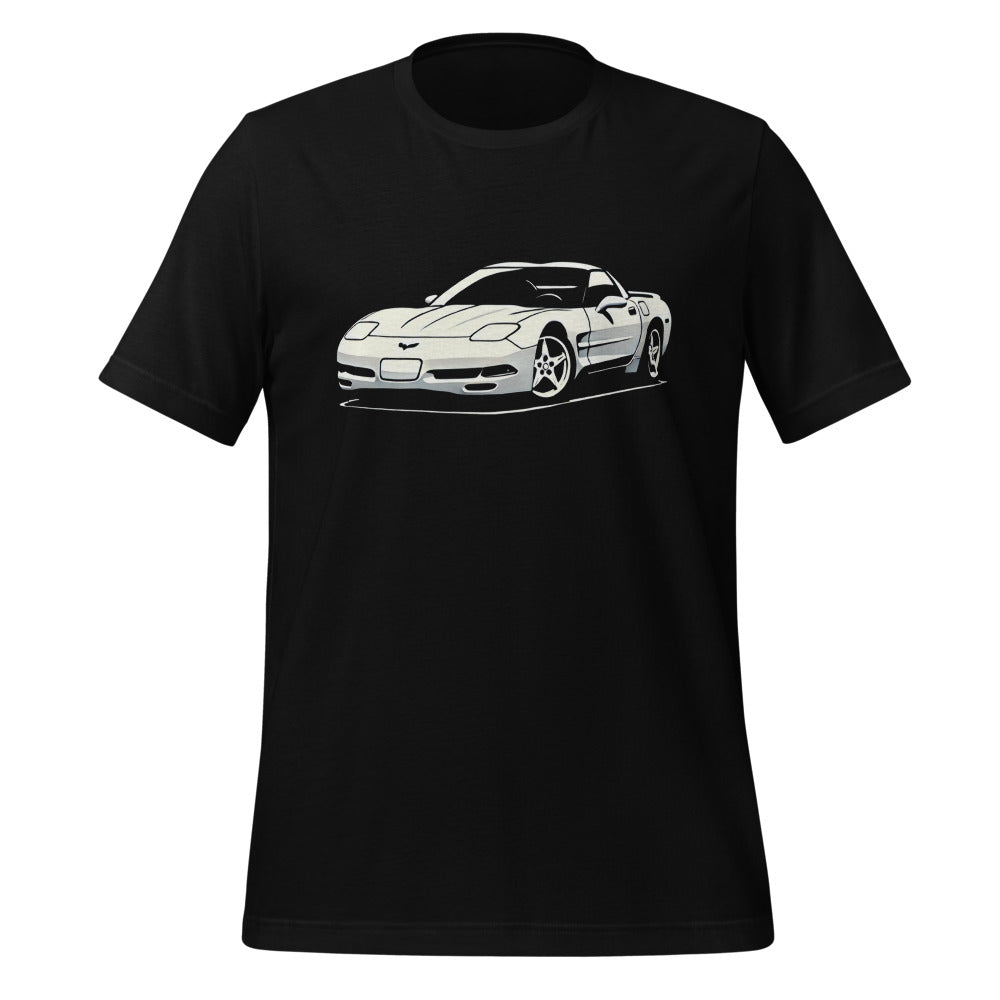 Silhouette of a C5 Corvette t-shirt for 5th Gen Vette Owners
