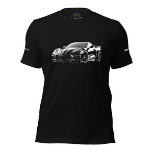 All Black C8 Corvette Z06 t-shirt