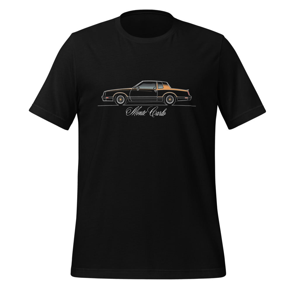 1984 Monte Carlo t-shirt for Chevy Classic Car Fans Gearheads Tees