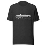 1964 Galaxie Silhouette Emblem T-Shirt in heather, front view