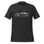 1966 Miura tshirt for Italian Classic Sportscar Owners Drivers Automotive Tee