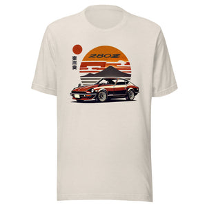 Japanese Aesthetic Datsun 280z t-shirt for JDM Tuner Car Enthusiasts Japan Car Cullture Tees