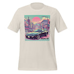 Tokyo Sunset Retro RX7 t-shirt for 90s JDM Japanese Tuner Car Fans Gearheads RX-7 Tee