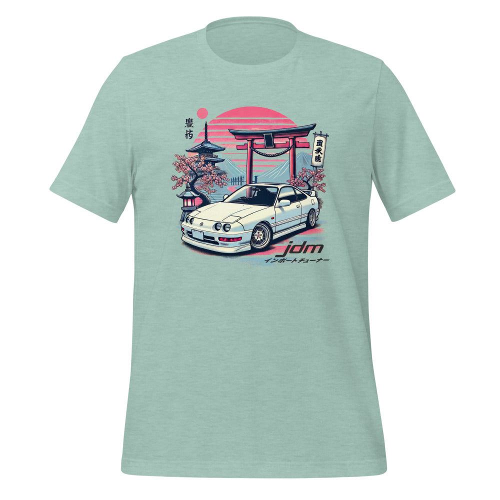 Japanese Aesthetic Integra t-shirt for JDM Fans 90s Japan Car Culture Tee