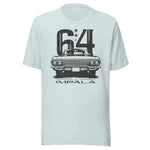 1964 Impala T-Shirt in heather, front view