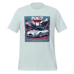 Japan Aesthetic RX7 T-Shirt in heather, front view