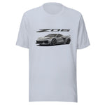 2024 Corvette Z06 C8 Hypersonic Gray Metallic Vette Drivers t-shirt