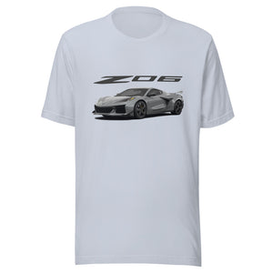 2024 Corvette Z06 C8 Hypersonic Gray Metallic Vette Drivers t-shirt