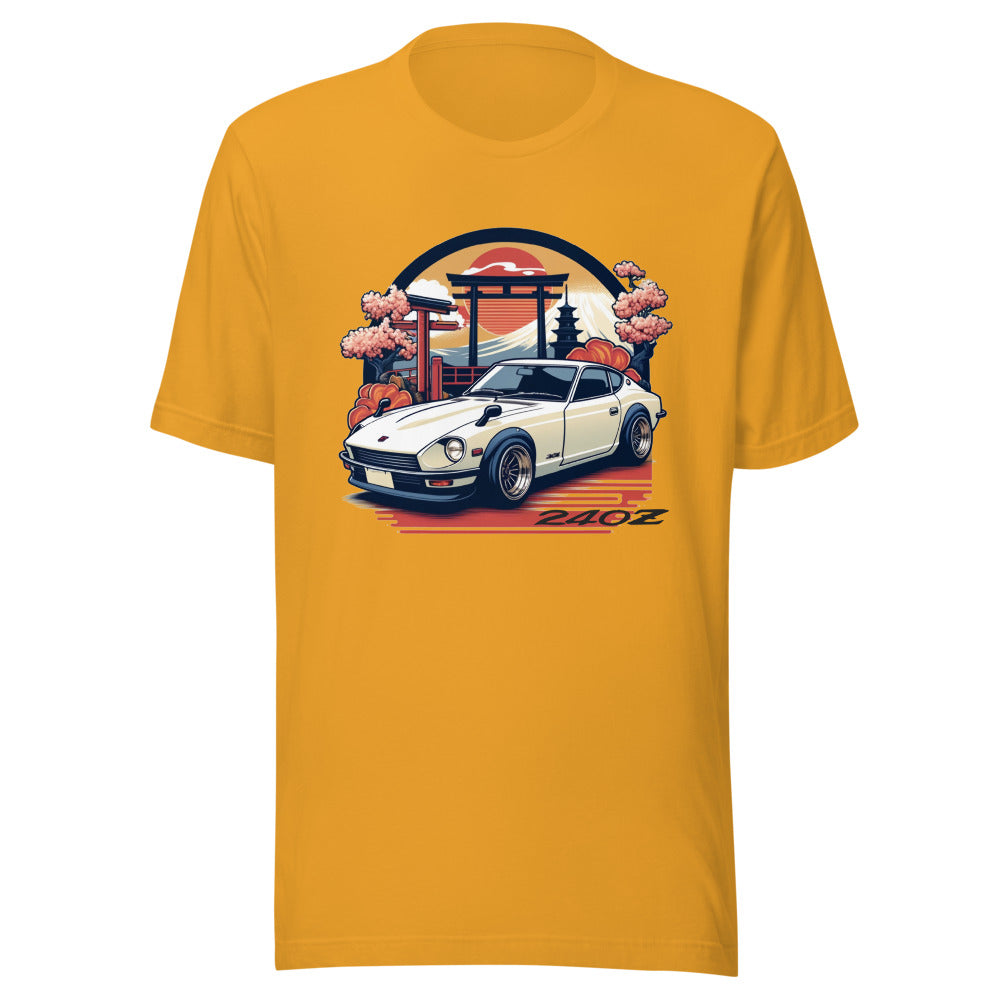 Vintage Japanese Aesthetic Datsun 240z t-shirt for JDM Lovers Japan Car Culture Tee