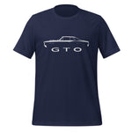1966 GTO T-Shirt in navy, front view