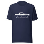 1964 Thunderbird T-Shirt in navy, front view