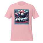 Japan Aesthetic RX7 T-Shirt in pink, front view