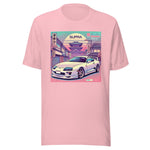 Tokyo Sunset Supra MK4 t-shirt for 90s JDM Japanese Car Fans Tee