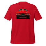 1963 Red Split Window Vette C2 t-shirt for Classic Car Fans