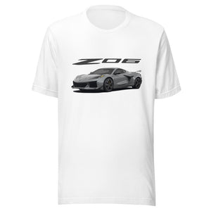 2024 Corvette Z06 C8 Hypersonic Gray Metallic Vette Drivers t-shirt