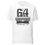 1964 Impala T-Shirt in white, front view