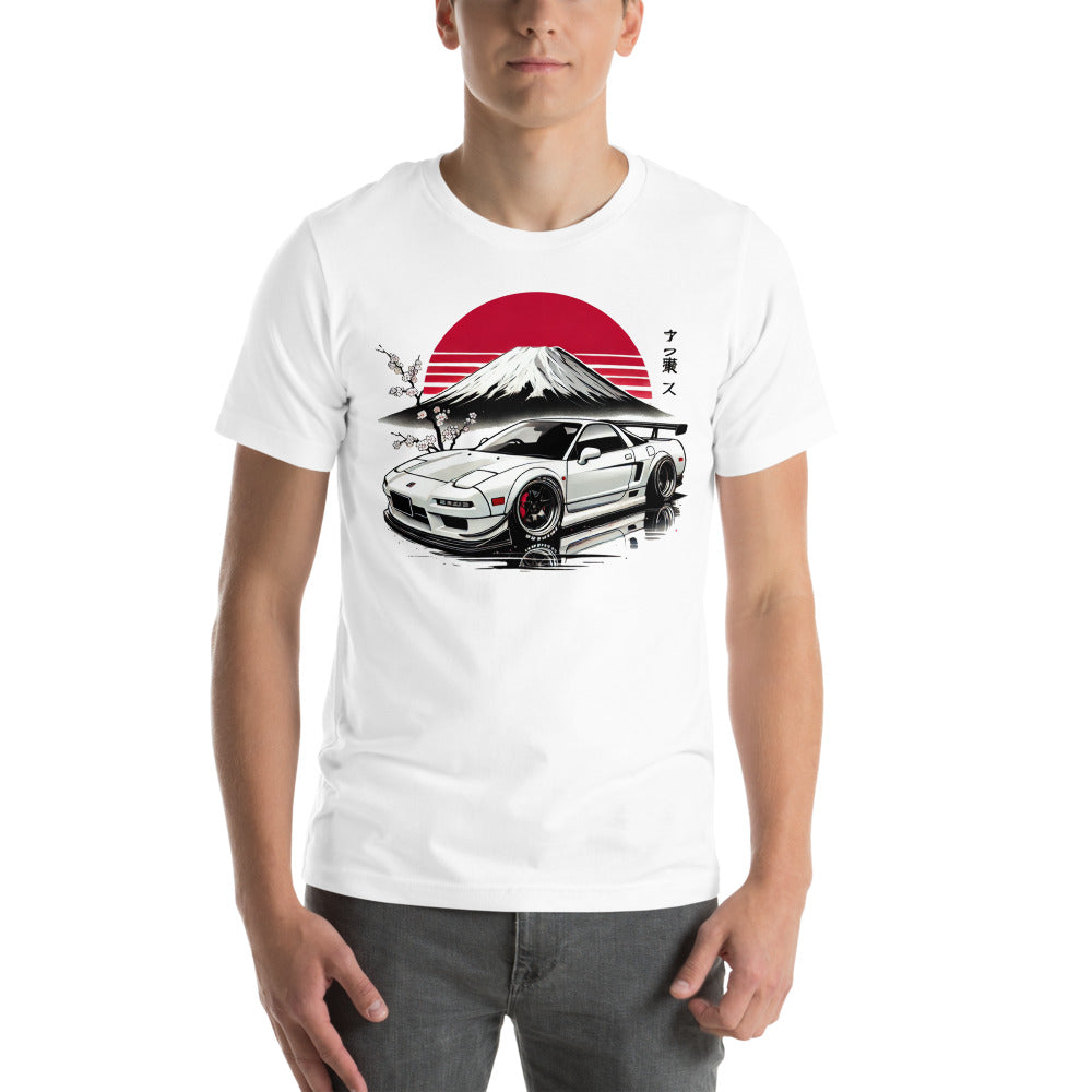 Mt Fuji Japan Aesthetic NSX t-shirt for JDM Tuner Car Fans Japanese Auto Culture Tees