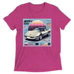1980s 1990s ZR1 C4 Corvette graphic tri-blend T-Shirt, front view