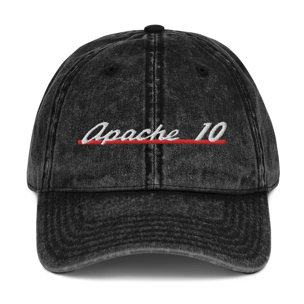 Fender Badge 1961 Chevy Apache 10 Pickup Dad hat for Antique Truck Classic Car Owners Vintage Cotton Twill Cap