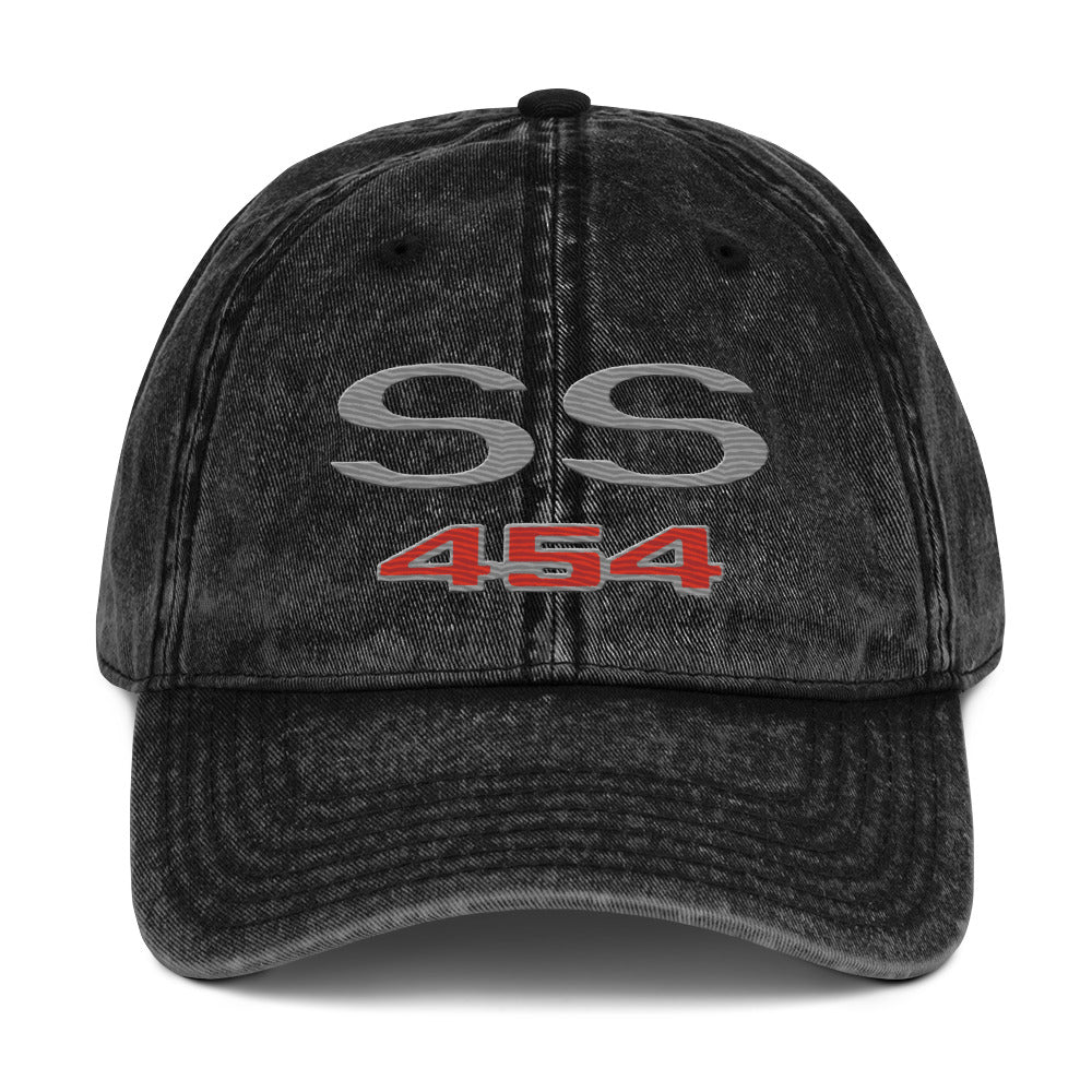 Chevelle SS 454 Classic Chevy Muscle Car Owners Enthusiasts Gear Heads Vintage Cotton Twill Cap