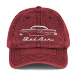 1955 Chevy Bel Air Classic Car Owners Antique Automotive Vintage Cotton Twill Cap
