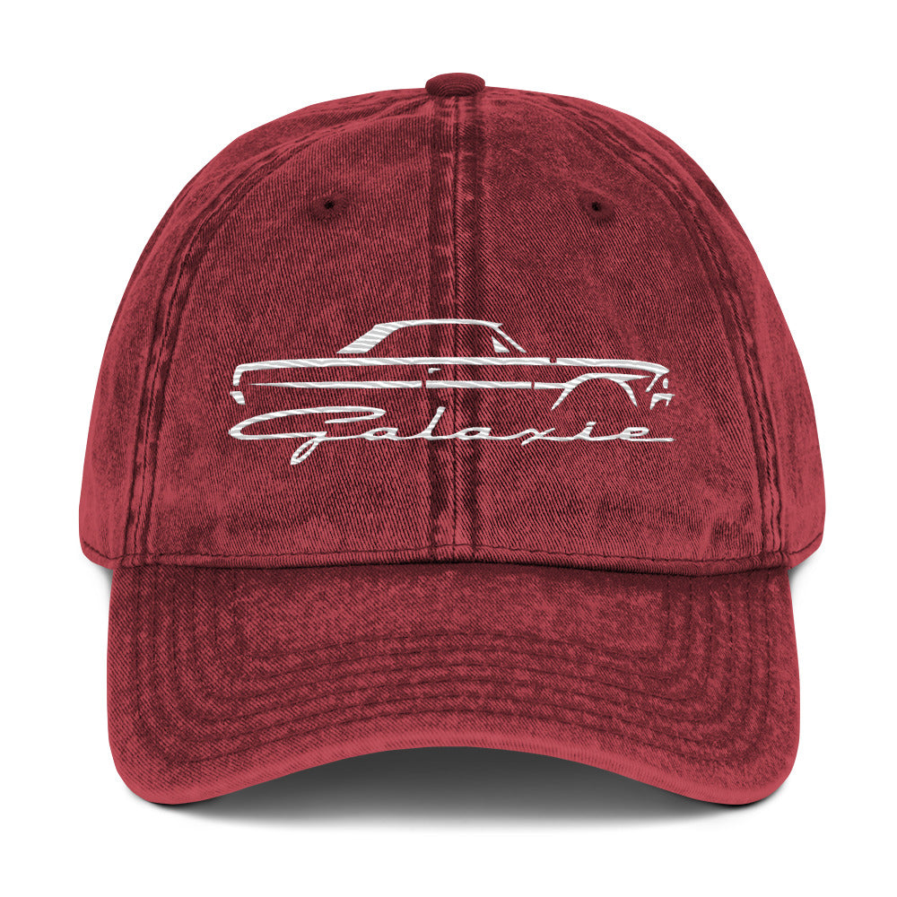 1964 Galaxie Silhouette Emblem American Classic Car Owners Vintage Cotton Twill Cap
