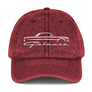 1964 Galaxie Silhouette Emblem American Classic Car Owners Vintage Cotton Twill Cap