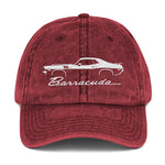 1971 Barracuda Muscle Car Enthusiasts Classic Cars 71 Cuda Vintage Cotton Twill Cap