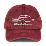 1957 Bel Air Antique Chevy Owners Classic Car Enthusiasts 57 Belair Vintage Cotton Twill Cap