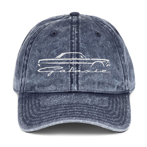 1964 Galaxie Silhouette Emblem American Classic Car Owners Vintage Cotton Twill Cap