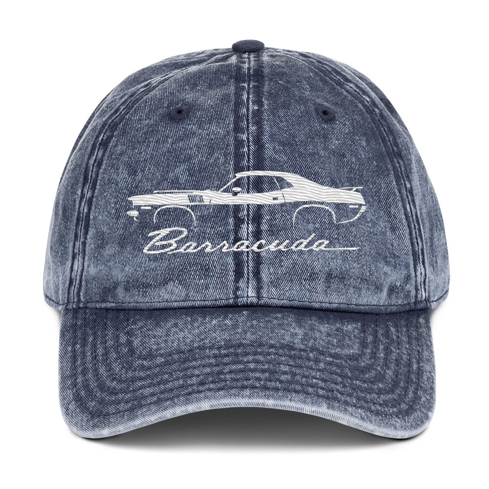 1971 Barracuda Muscle Car Enthusiasts Classic Cars 71 Cuda Vintage Cotton Twill Cap