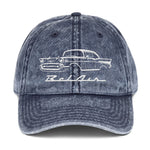1957 Bel Air Antique Chevy Owners Classic Car Enthusiasts 57 Belair Vintage Cotton Twill Cap