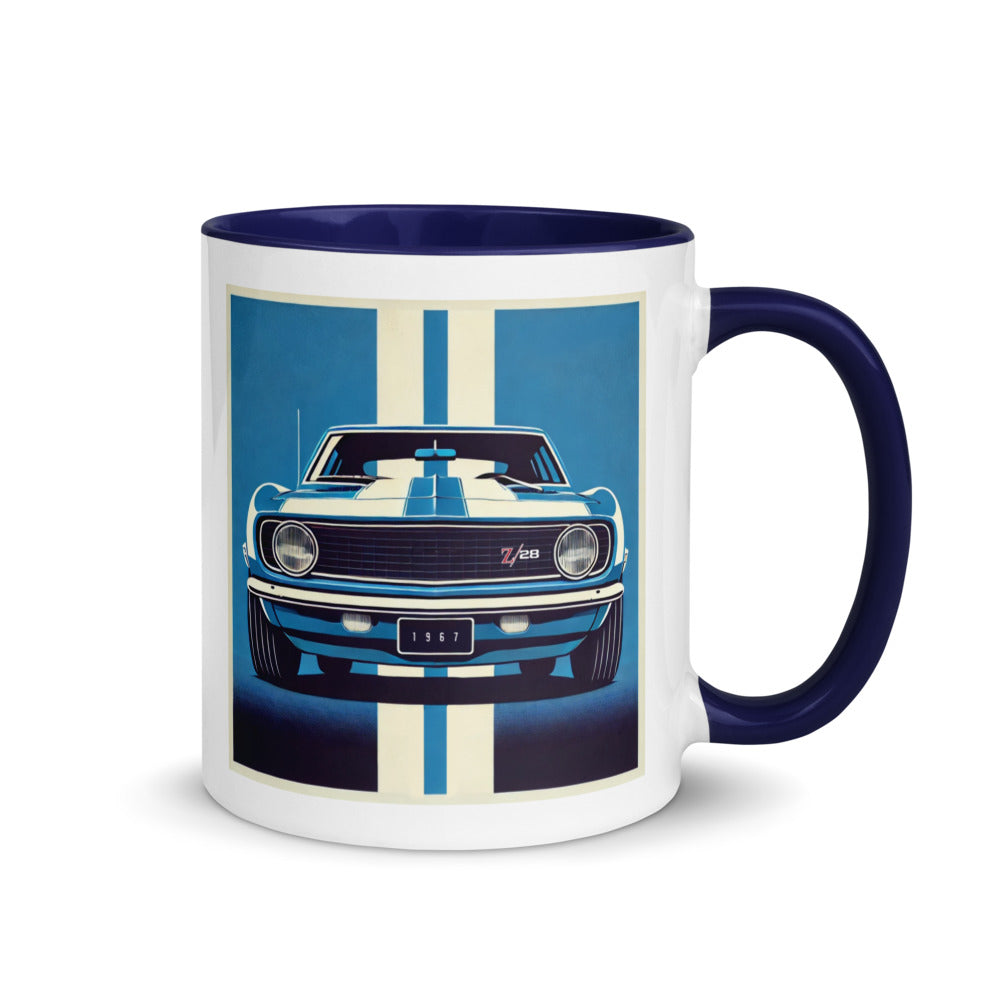 1967 Camaro Z28 Chevy Classic Muscle Car Fans Drivers Gearheads Mug with Color Inside