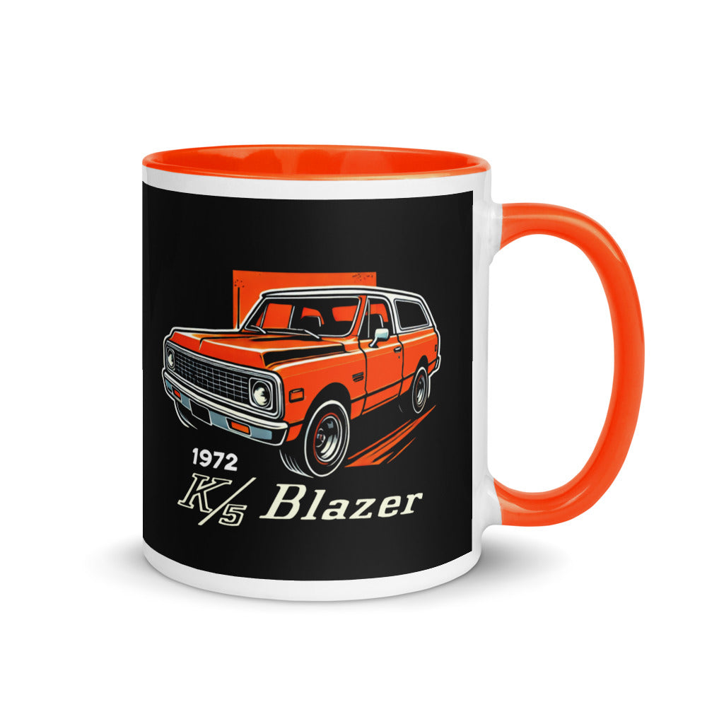 1972 Chevy K5 Blazer Vintage American Truck 4x4 Off Road Enthusiasts Mug with Color Inside