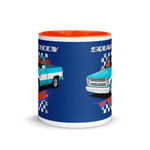 Old School Car Truck Graphic Retro Chevy C10 Square Body Pickup 80s Nostalgia - Mug with Color Inside