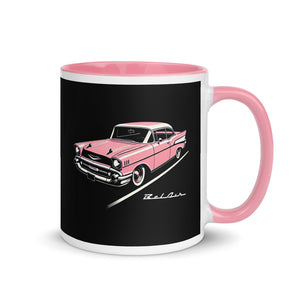 Pink 1957 Bel Air Mug for Chevy Classic Car Owners