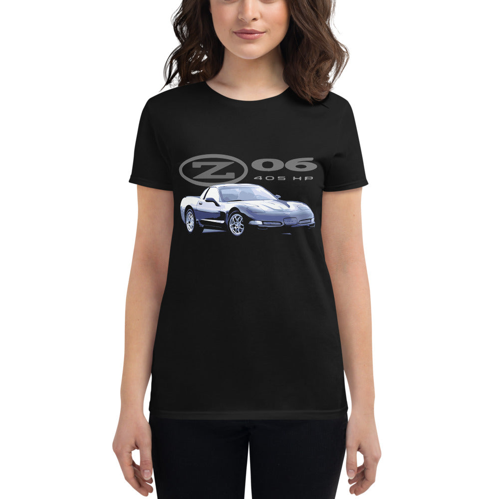 C5 Corvette Z06 5th Gen Vette Drivers Owners Custom Women's short sleeve t-shirt for car shows