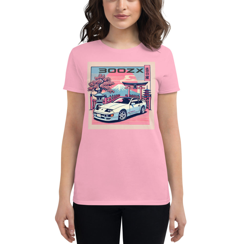 Japanese Aesthetic 300ZX JDM Etnhusiasts 90s Japan Car Culture Women's t-shirt