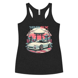 S13 Japanese Aesthetic 180SX JDM enthusiasts Japan Car Culture Women's Racerback Tank